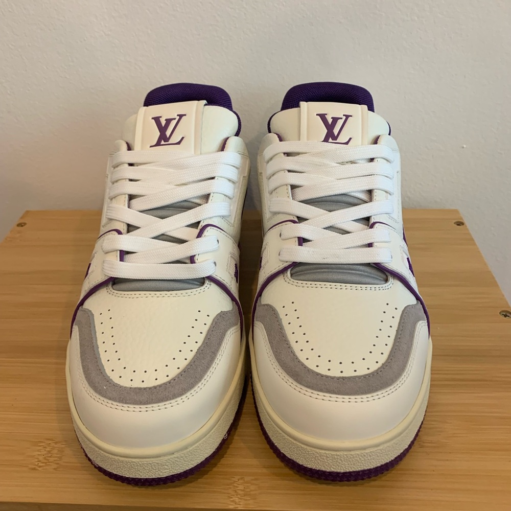 Men’s LV Trainer skateboard sneaker Low Top